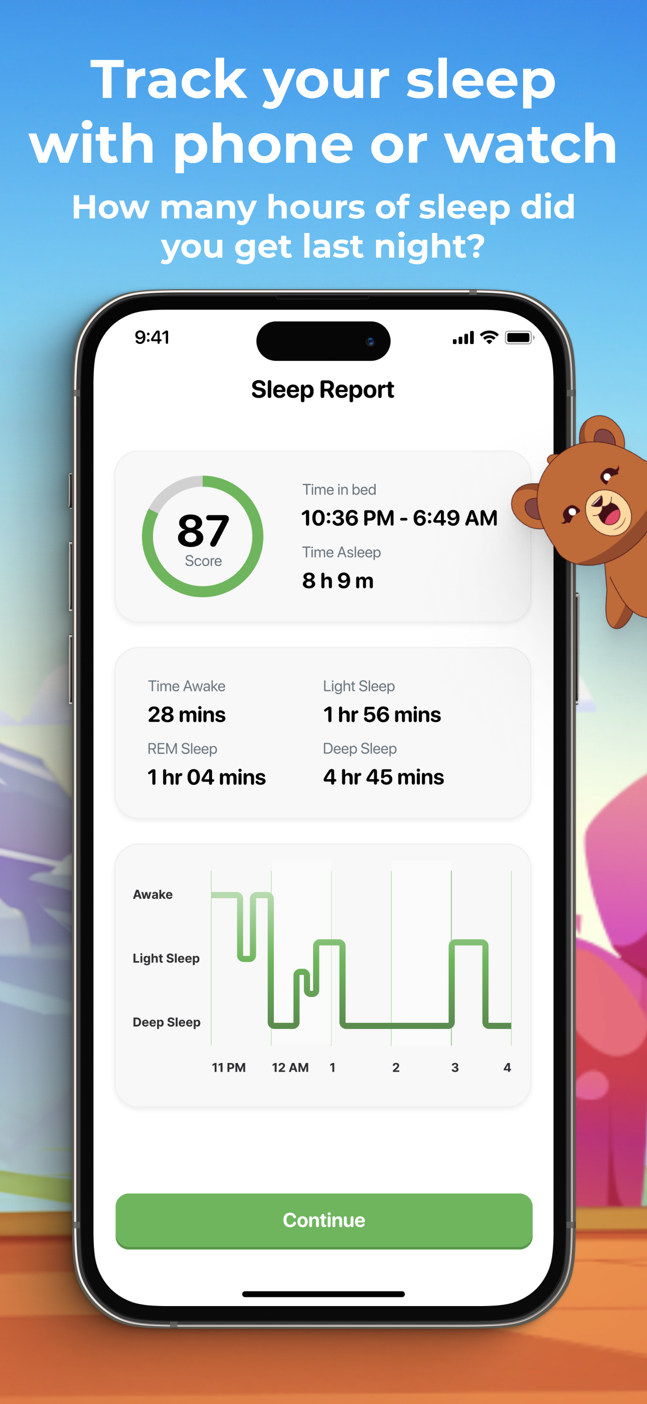 Teddy: Sleep Tracker Pet