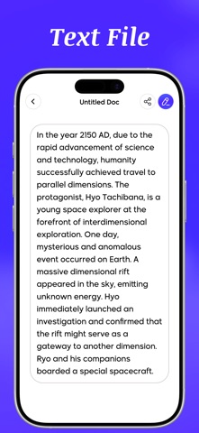 Word Editor : Docx, XLSX Edit iPhone screenshot