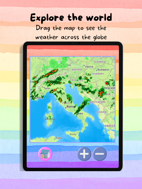 Screenshot #6 pour Weather Radar For Kids