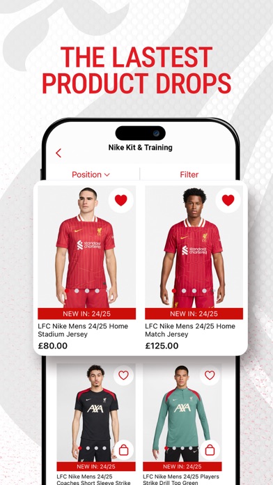 Official Liverpool FC Store Screenshot
