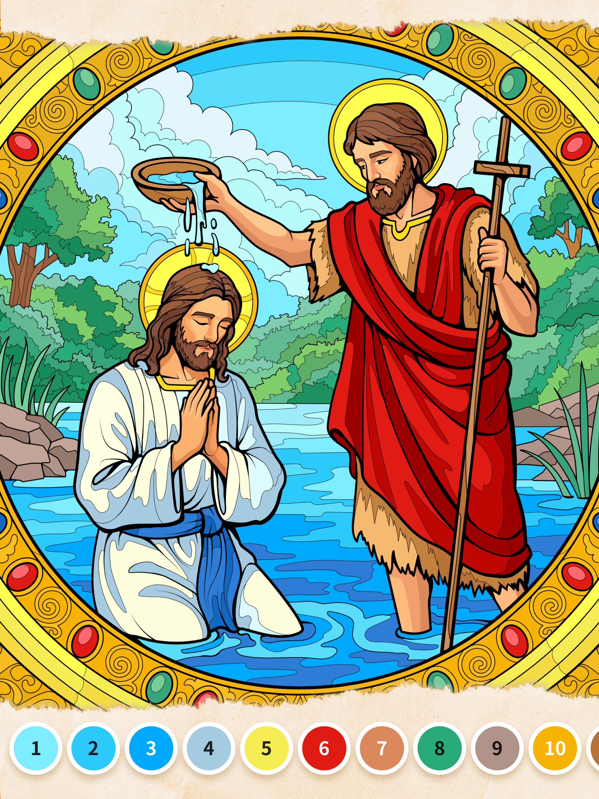 Faith Color-Bible Coloring