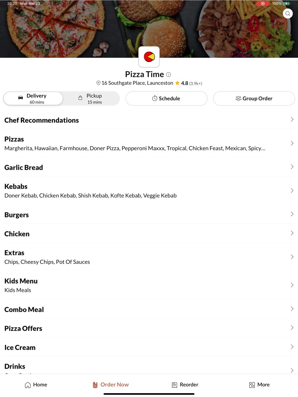 iPad screenshot