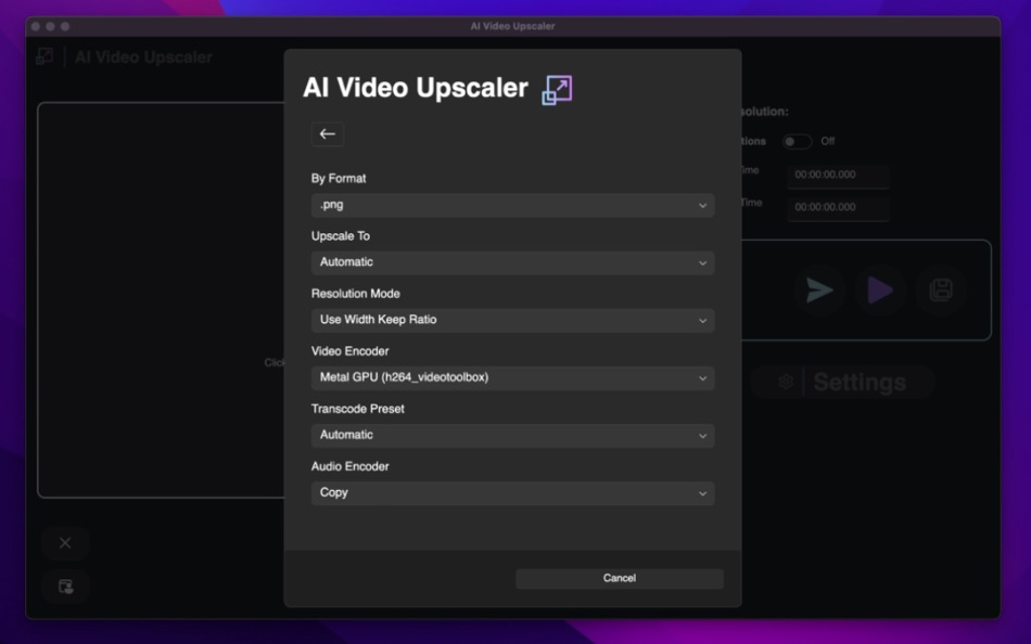 #4. AI Video Upscaler (macOS) 由: SCORPIOX, INC LIMITED