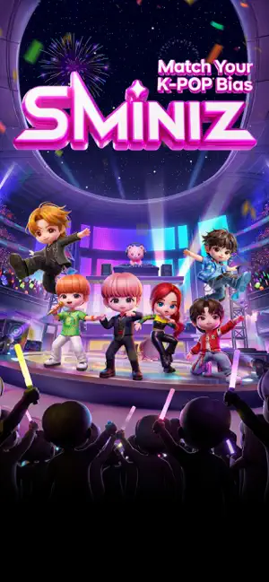SMiniz: K-POP Puzzle Game screenshot 1