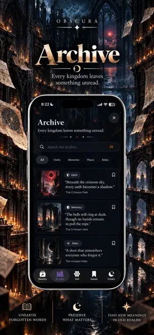 OBSCURA - Dark Codex screenshot 4