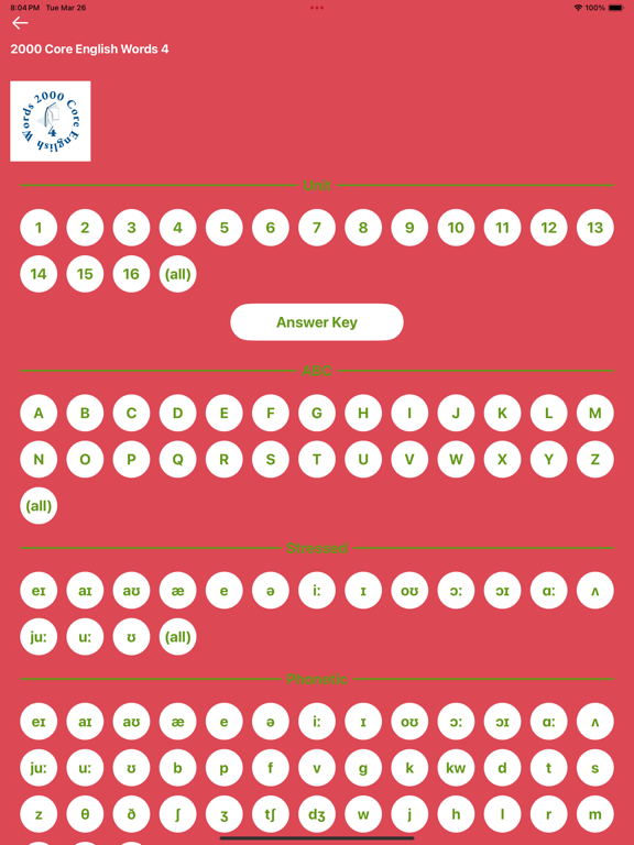 Screenshot #4 pour 2000 Core English Words (4)