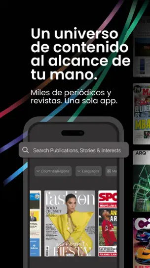 Captura de pantalla de PressReader: Noticias Y Prensa en iPhone 1