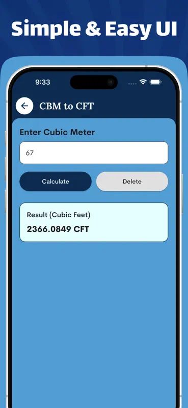 CFT Calculators - Cubic feet screenshot 5 of 5