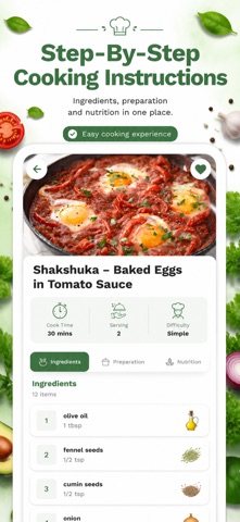 素食食谱和餐食 screenshot
