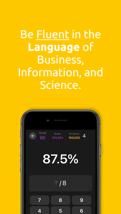 Decimal to Fraction Math Facts Screenshot