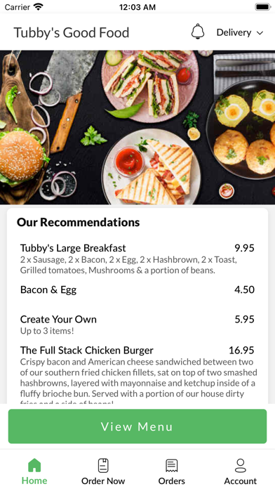 Tubby's Good Food Screenshot