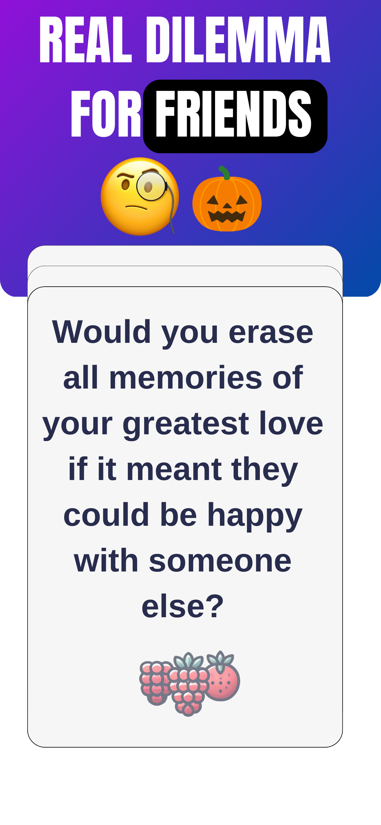 Would You Rather: Berry Cards screenshot 3