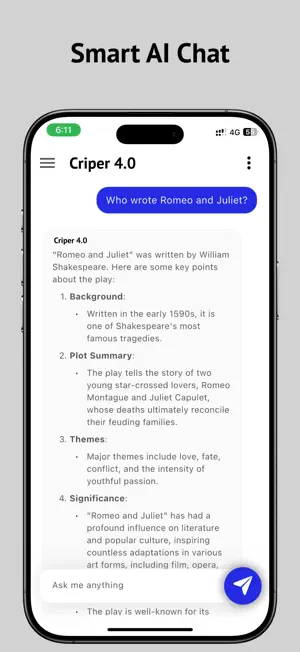 Criper - Ultimate AI Chat screenshot 3