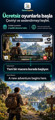 Game Caption: Oyun Çevirisi iPhone screenshot 5