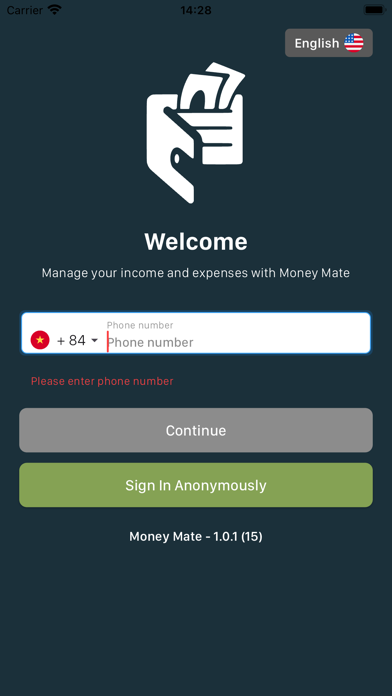 Money Mate - Thu chi đơn giản Screenshot