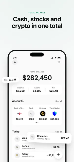 Trexp — Net Worth Tracker screenshot 1