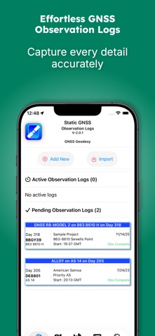 GNSS Log App Screenshot 1 of 8