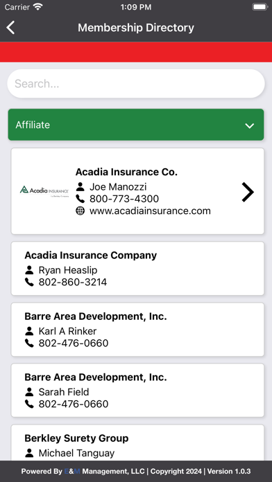 AGC of Vermont Screenshot