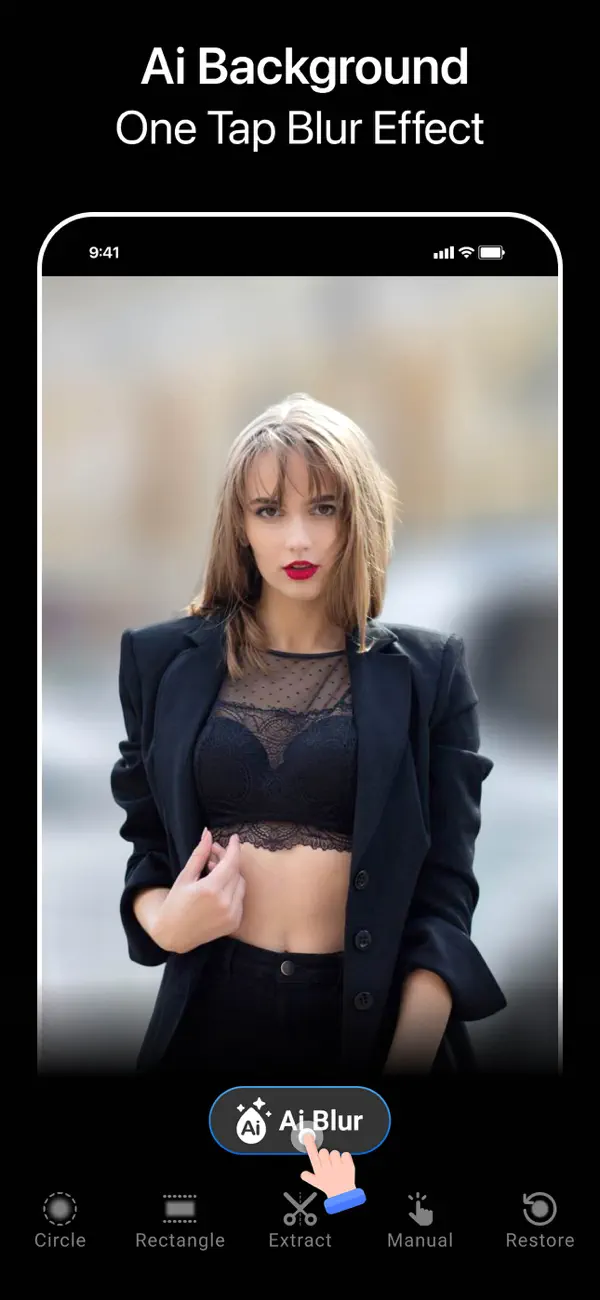Screenshot #2 pour EZ Flou Concentre Effets photo