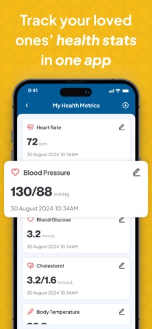 CareAide Manage Meds & Health iPhone screenshot