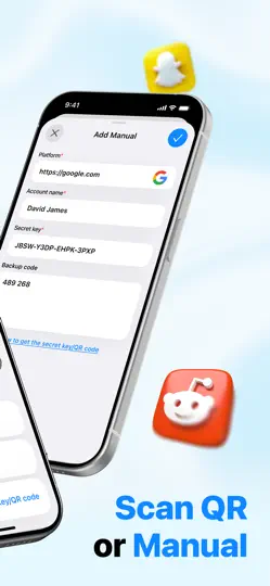 SwiftAuth: 2FA Authenticator iPhone Screenshot 3