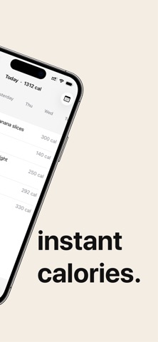 FoodNote: 卡路里计算器 screenshot