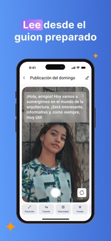 Teleprompter Para Video - Pro iPhone screenshot 2