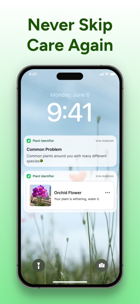 PlantCheck: Plant Identifier - Users benefit from timely 'Plant Identifier' notifications, ensuring no care task is missed, often accompanied by helpful plant images.
