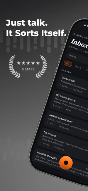 Quivo: AI Voice Note Taker screenshot 1