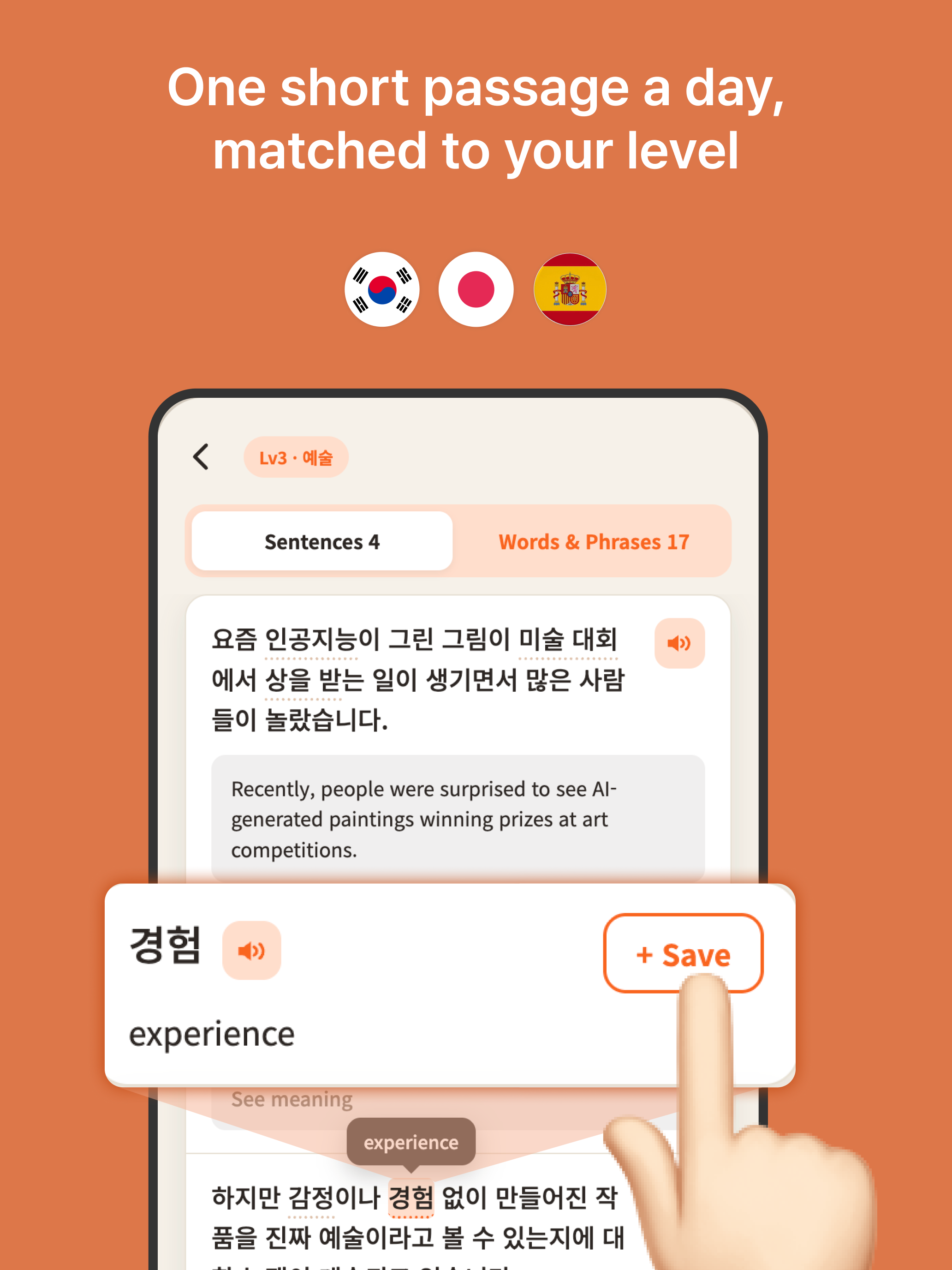 Lazling: Learn Korean&Japanese screenshot 7