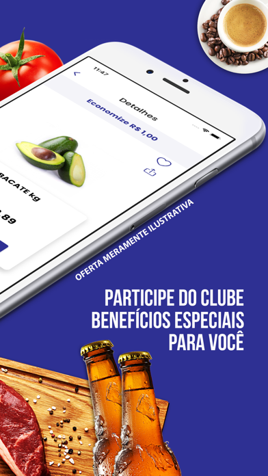 Clube NE Supermercados Screenshot