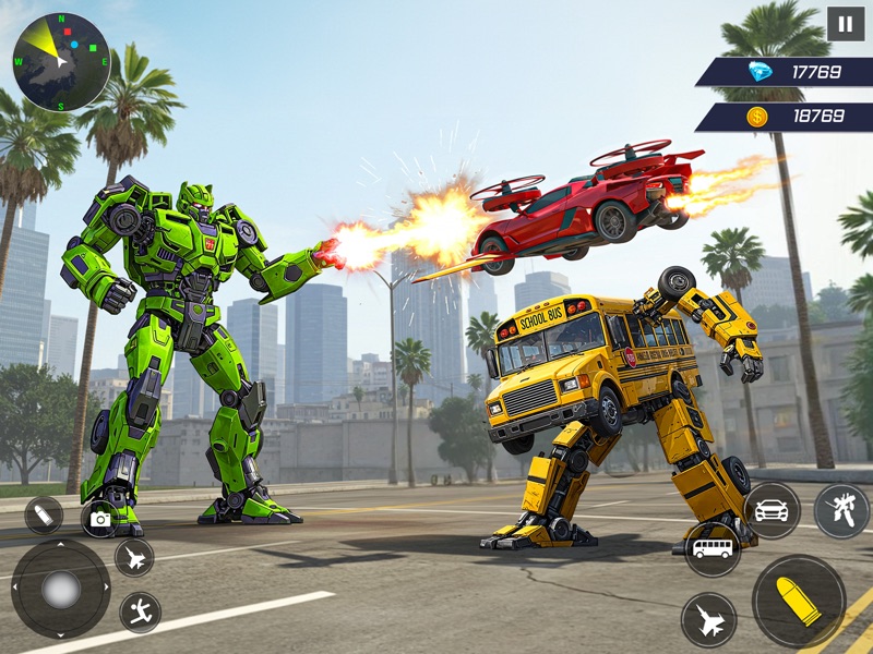 juego de autos multi-robot screenshot 10