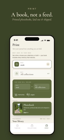 Foliana: Photo Journal & Diary iPhone screenshot