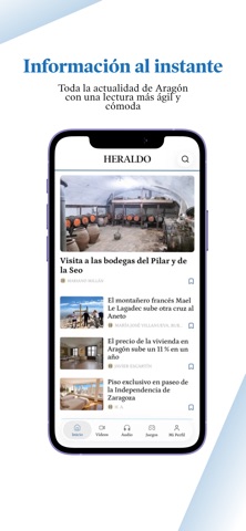 Heraldo de Aragón app screenshot