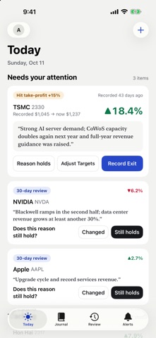 StockNote: Stock Journal screenshot 1