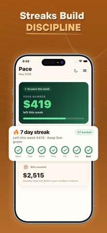 AI Weekly Spend Tracker - Pace Screenshot 6 of 7