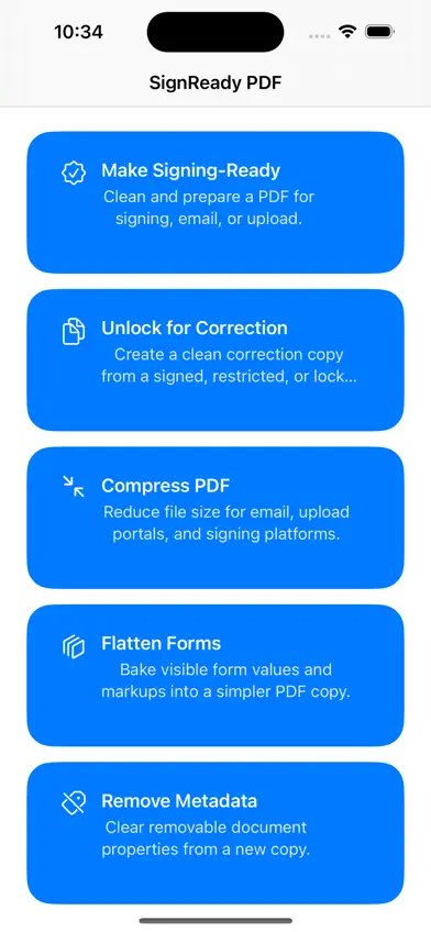 SignReadyPDF screenshot 2