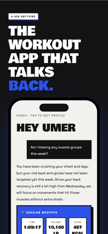 Overload: AI Strength Coach Screenshot 6 of 10
