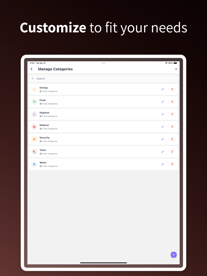 Burrow - Supply Tracker