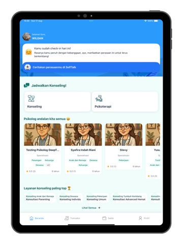 DeepTalk - Mental Health App iPad screenshot 1