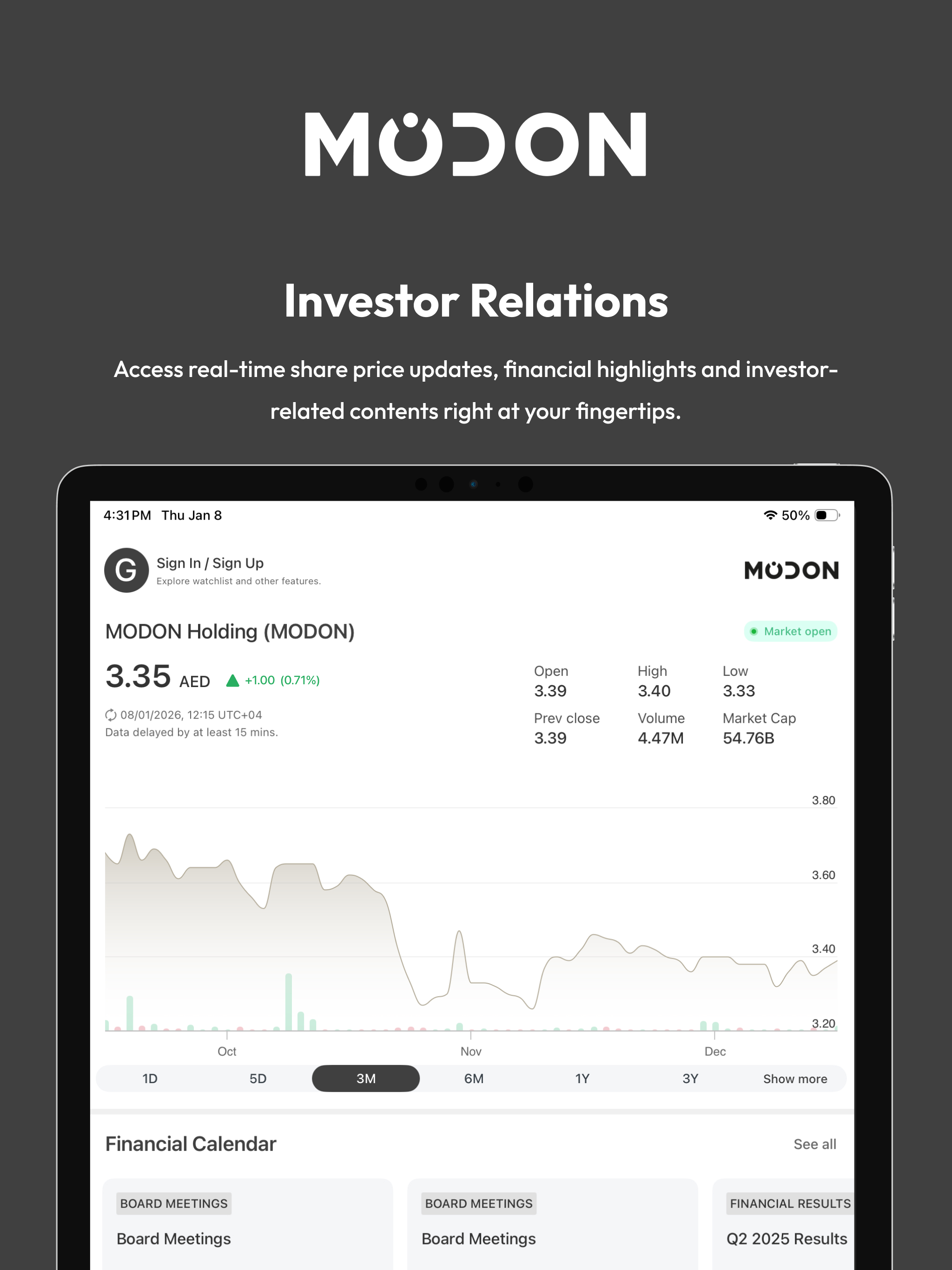 Modon Holding IR