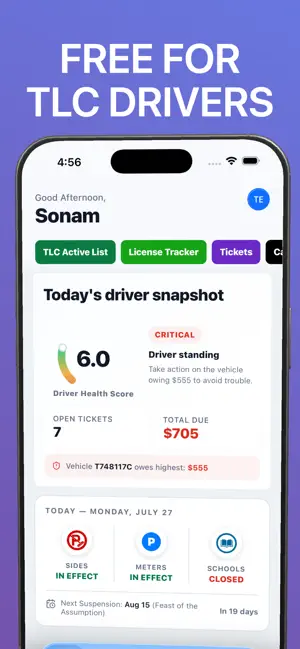 TLC HERO - NYC TLC Driver Hub screenshot 1