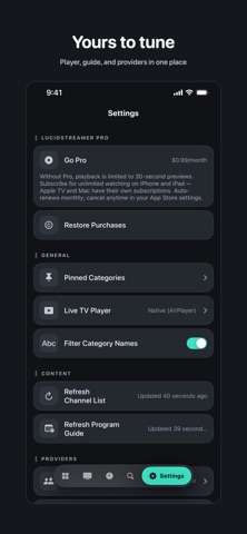LucidStreamer IPTV Screenshot 3 of 5