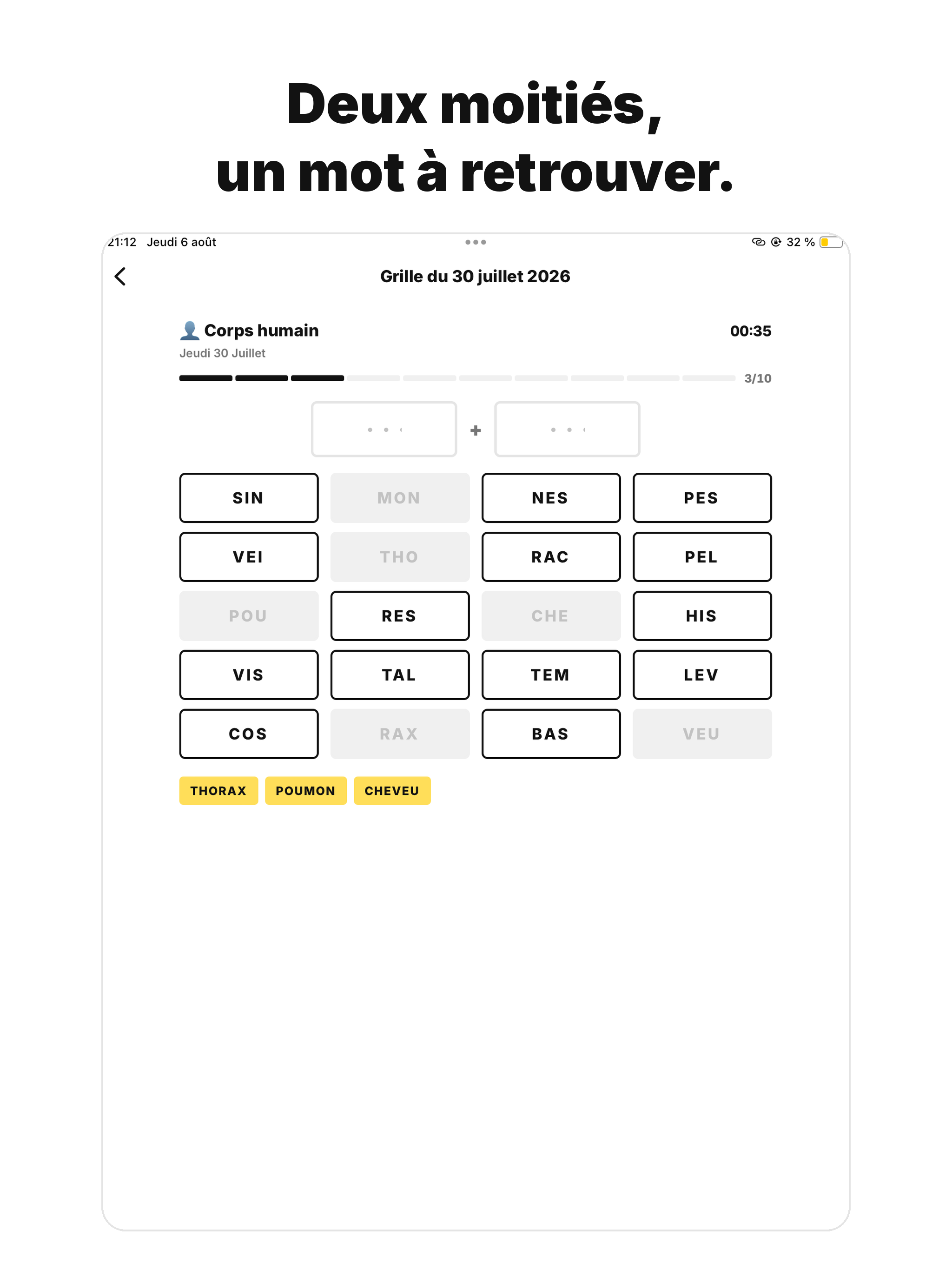 Mots Coupés : grille du jour screenshot 5