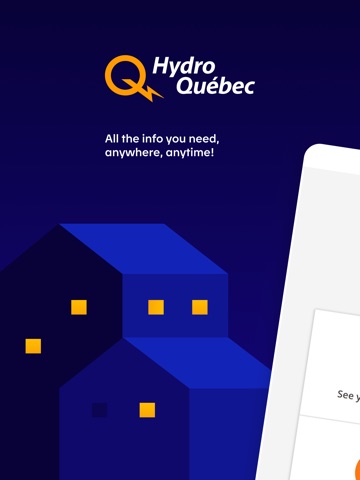 Hydro-Québec iPad screenshot 1