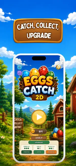 Eggs Catch 2D - Egg Catching screenshot 3