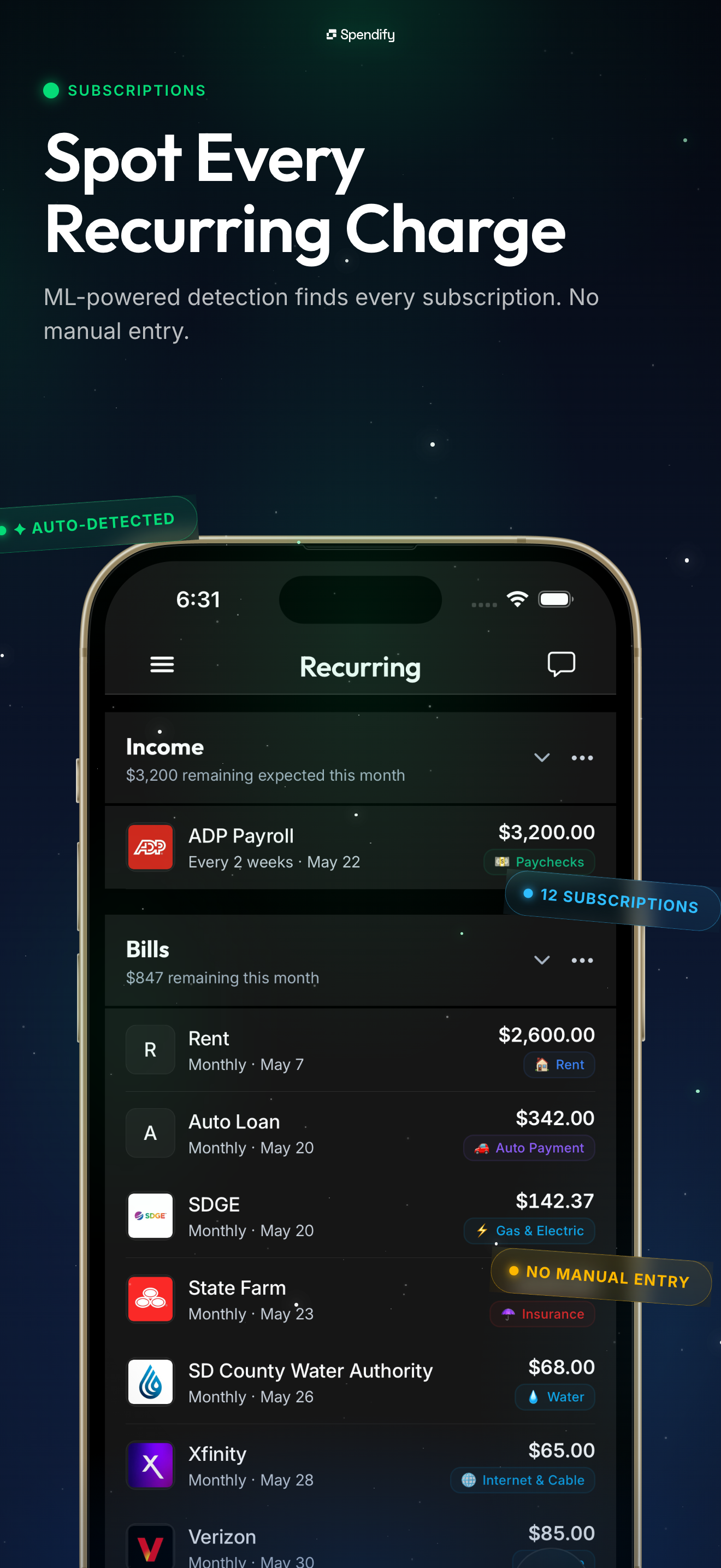 Spendify: Budget & Debt Payoff
