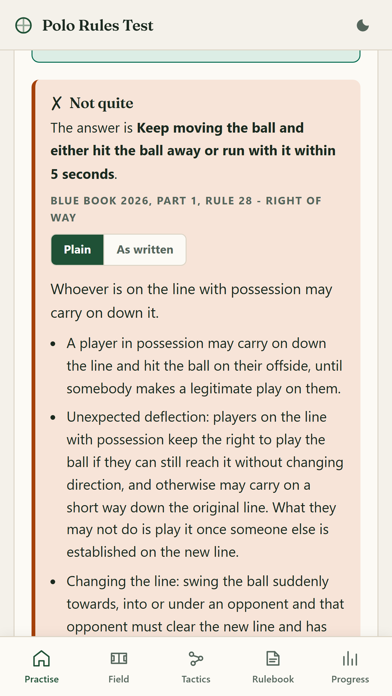 Polo Rules Test: Umpire Quiz Screenshot 3 of 9