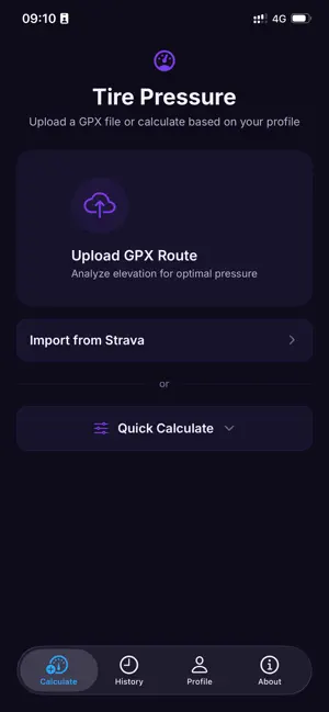 Cycling Tire Pressure Pro screenshot 1
