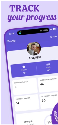 AndyRDH #1 NBDHE App iPhone screenshot
